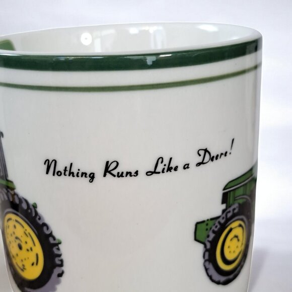 John Deere Nothing Runs Like A Deere Tractor Gibson Coffee Mug Licensed - Picture 9 of 9